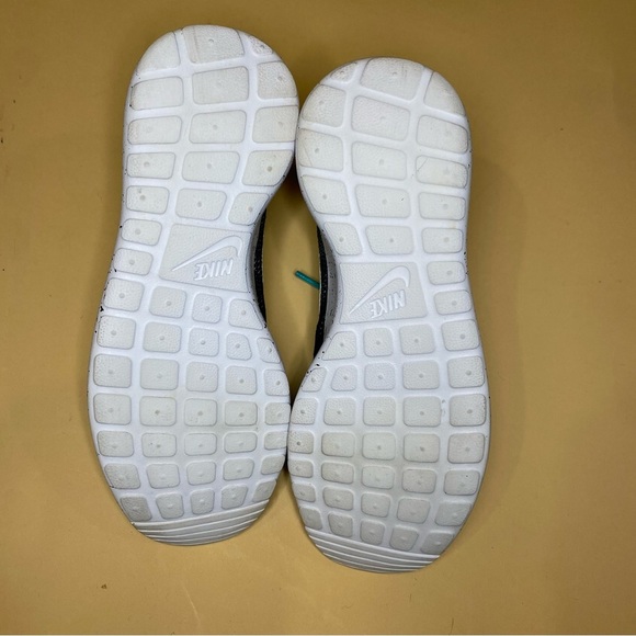 Nike Black Grey Gradient Mint Splatter Heel Roshe One Sneakers Shoes Size 6 - Picture 8 of 8